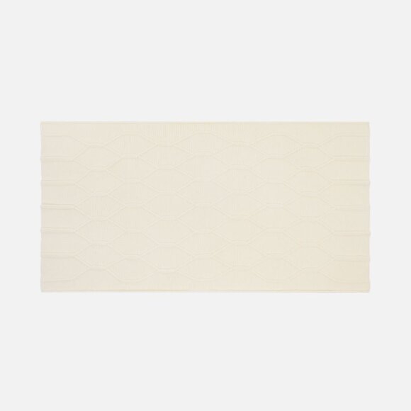 Плед Curve Verve, молочно-белый Плед Curve Verve, молочно-белый