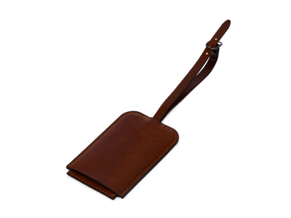 Багажная бирка из PU Fabrizio, коричневый Багажная бирка из PU Fabrizio, коричневый