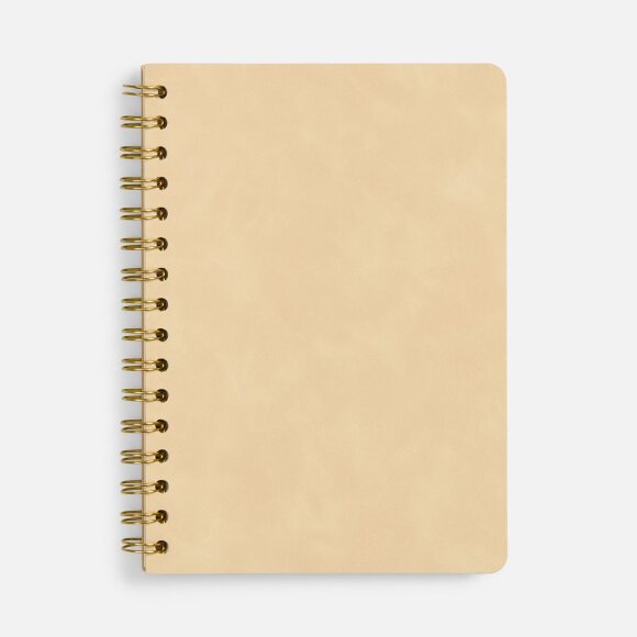 Ежедневник Spiral, недатированный, бежевый