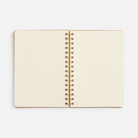 Ежедневник Spiral, недатированный, бежевый