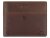 Портмоне Mano Don Leon, натуральная кожа в коричневом цвете, 11 х 8,6 см