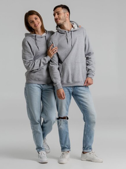 Толстовка с капюшоном Snake II серый меланж Толстовка с капюшоном Snake II серый меланж