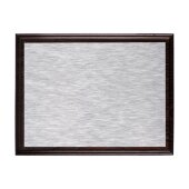 Плакетка Plaque, малая, венге с серебристой пластиной Плакетка Plaque, малая, венге с серебристой пластиной