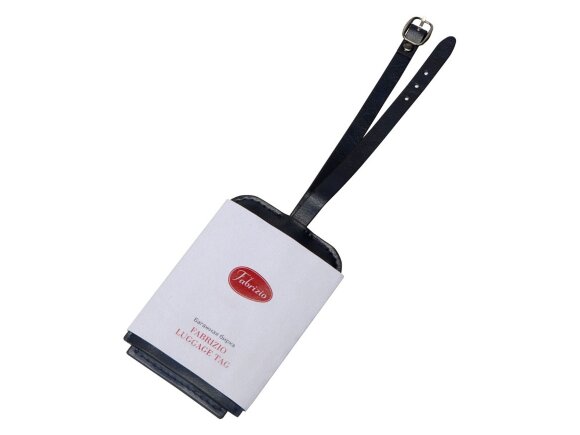 Багажная бирка из PU Fabrizio, синий Багажная бирка из PU Fabrizio, синий