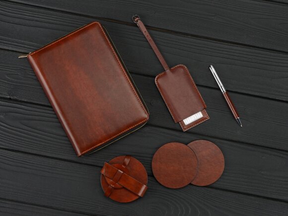 Багажная бирка из PU Fabrizio, синий Багажная бирка из PU Fabrizio, синий