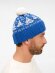 Шапка Holidale, синяя с молочным Шапка Holidale, синяя с молочным