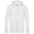Толстовка на молнии с капюшоном унисекс BNC Inspire (Organic), белая