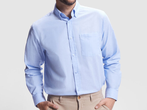 Рубашка мужская Oxford, небесно-голубой