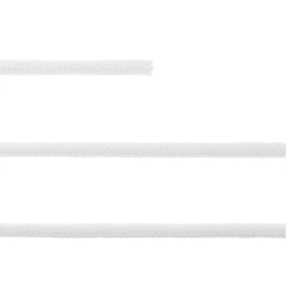 Круглый шнур Lasso S, белый, 20 см
