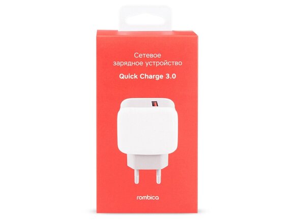 Сетевое зарядное устройство Rombica NEO ZQ1 Quick, белый Сетевое зарядное устройство Rombica NEO ZQ1 Quick, белый