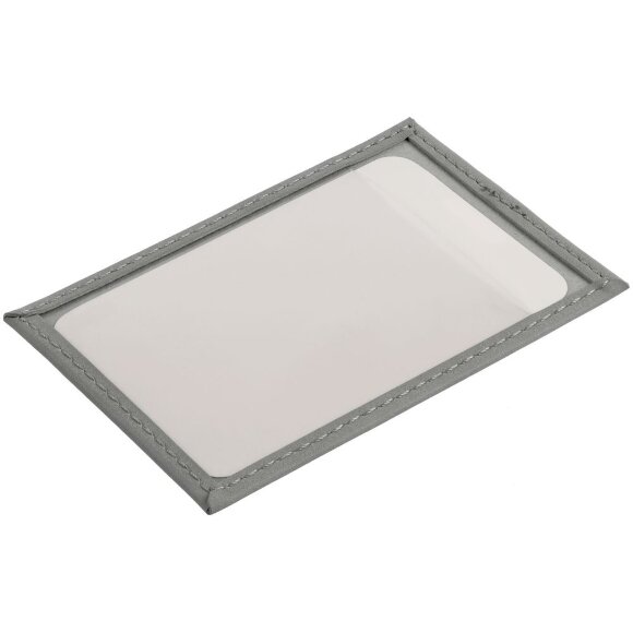 Чехол для пропуска Nubuk, светло-серый Чехол для пропуска Nubuk, светло-серый