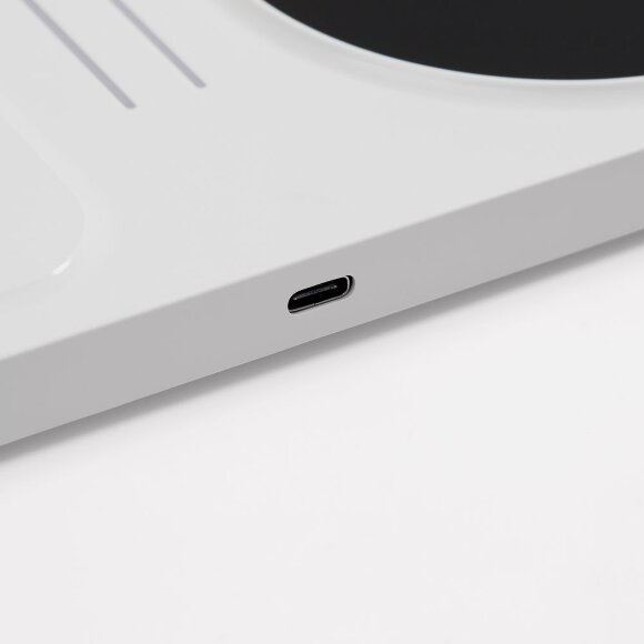 Беспроводное зарядное устройство с подогревом кружки Hot Task, белое