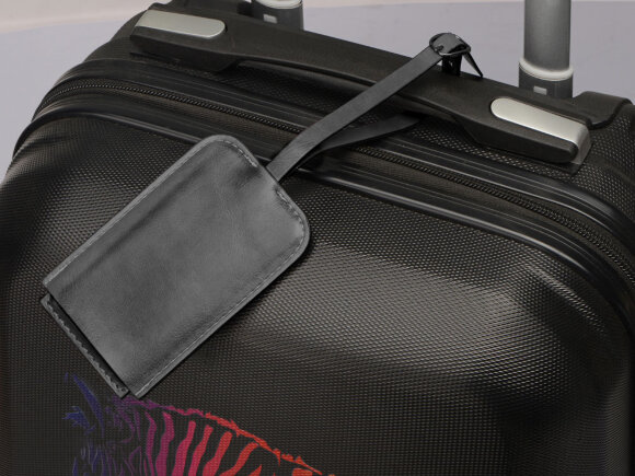 Багажная бирка из PU Fabrizio, серый Багажная бирка из PU Fabrizio, серый