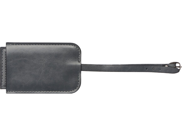 Багажная бирка из PU Fabrizio, серый Багажная бирка из PU Fabrizio, серый