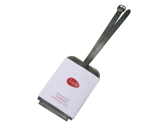 Багажная бирка из PU Fabrizio, серый Багажная бирка из PU Fabrizio, серый