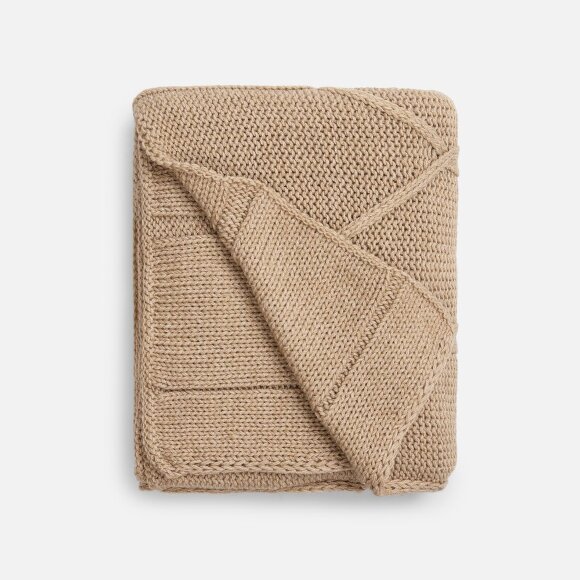 Плед Curve Verve, бежевый меланж Плед Curve Verve, бежевый меланж