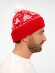 Шапка Holidale, красная с молочным