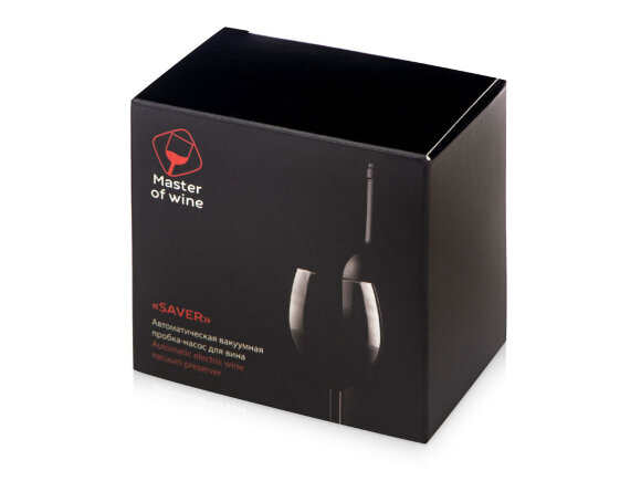 Автоматическая вакуумная пробка - насос для вина Saver Автоматическая вакуумная пробка - насос для вина Saver