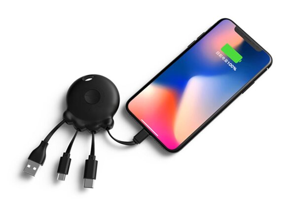 Портативное зарядное устройство Octopus Booster, 1000 mAh, черный Портативное зарядное устройство Octopus Booster, 1000 mAh, черный