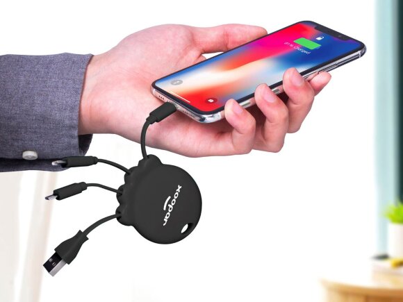 Портативное зарядное устройство Octopus Booster, 1000 mAh, черный Портативное зарядное устройство Octopus Booster, 1000 mAh, черный