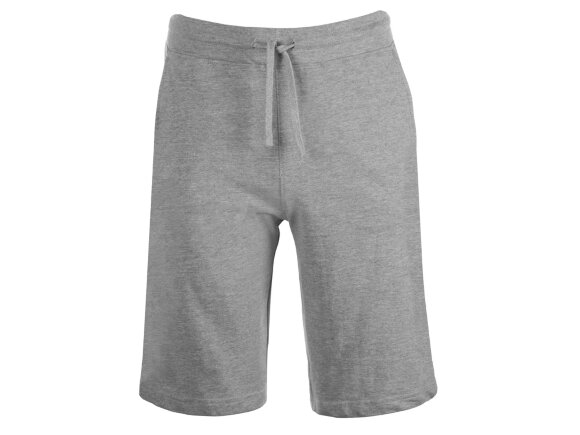 Мужские шорты из френч терри Warsaw 220гр, серый меланж Мужские шорты из френч терри Warsaw 220гр, серый меланж