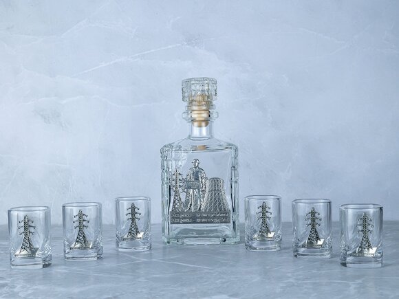 Набор со штофом ЭНЕРГЕТИКИ