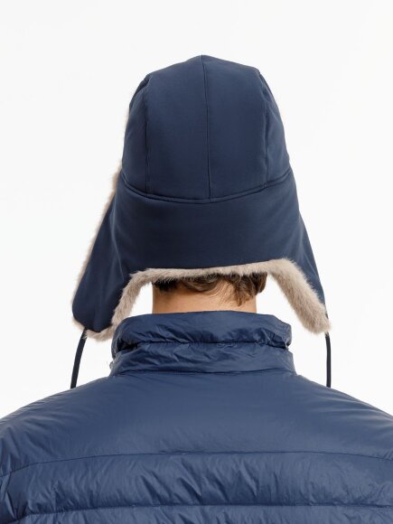 Шапка-ушанка Wasa, темно-синяя Шапка-ушанка Wasa, темно-синяя