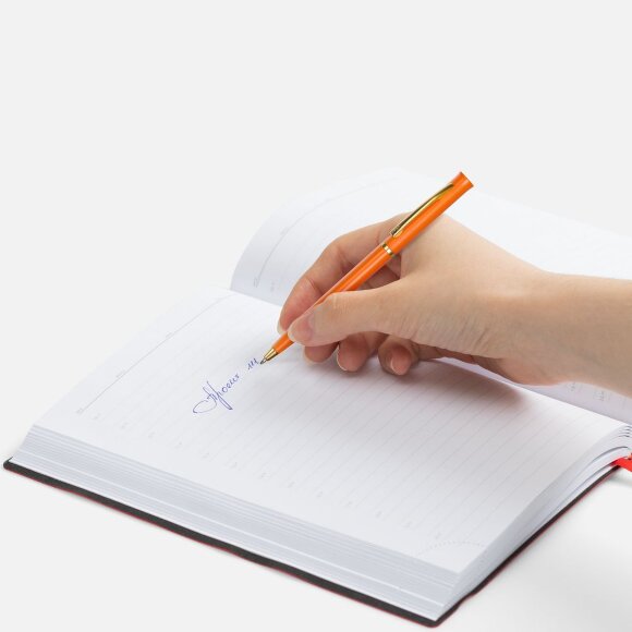 Ручка шариковая Euro Gold, оранжевая Ручка шариковая Euro Gold, оранжевая