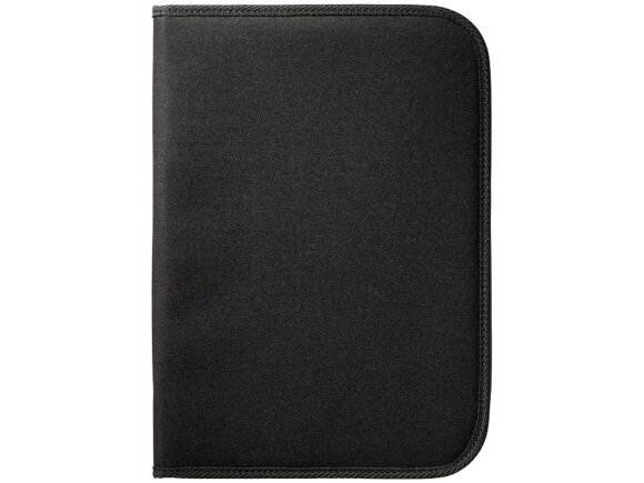 Папка А4 Berkeley на молнии с блокнотом, черный Папка А4 Berkeley на молнии с блокнотом, черный