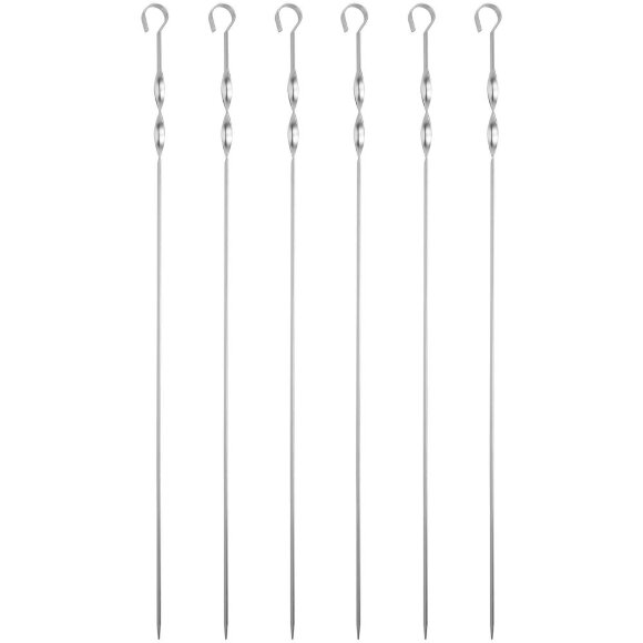 Набор шампуров в чехле Long Bower, серый