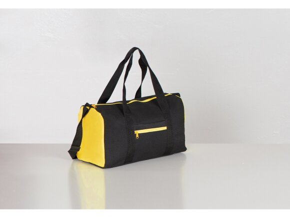 Сумка спортивная Master с цветными молниями, неоново-желтый Сумка спортивная Master с цветными молниями, неоново-желтый