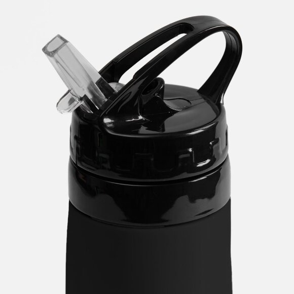Складная бутылка для воды Langfossen, черная