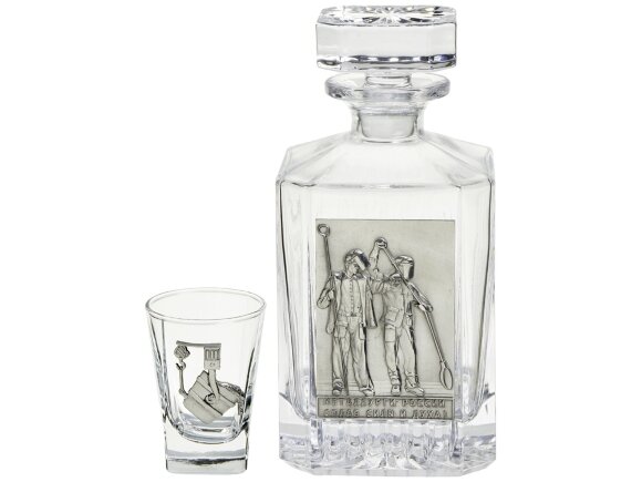 Набор со штофом МЕТАЛЛУРГИ