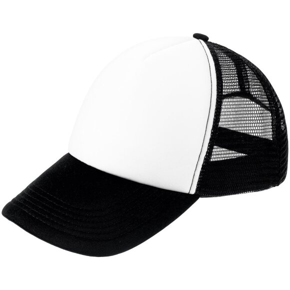 Бейсболка Sunbreaker, черная с белым Бейсболка Sunbreaker, черная с белым
