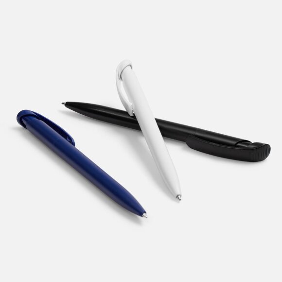 Ручка шариковая Clear Solid, белая Ручка шариковая Clear Solid, белая