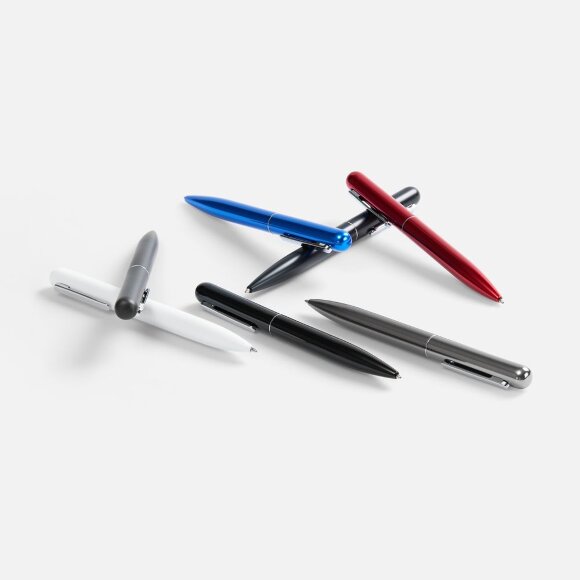 Ручка шариковая Scribo, серо-стальная Ручка шариковая Scribo, серо-стальная