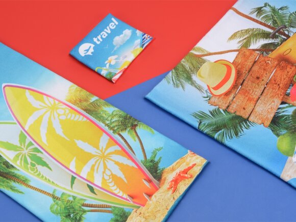 Двустороннее полотенце для сублимации 30*30 Двустороннее полотенце для сублимации 30*30