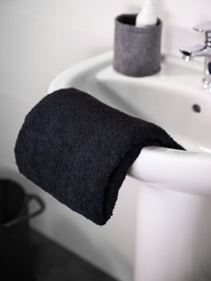 Полотенце Odelle, большое, черное