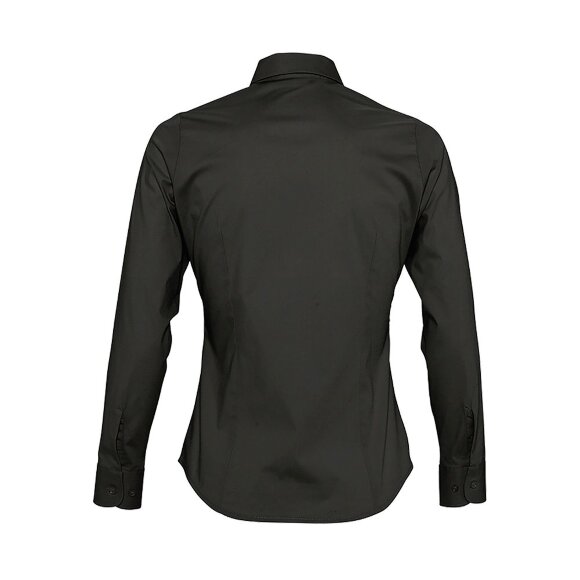 Рубашка женская с длинным рукавом Eden 140 черная