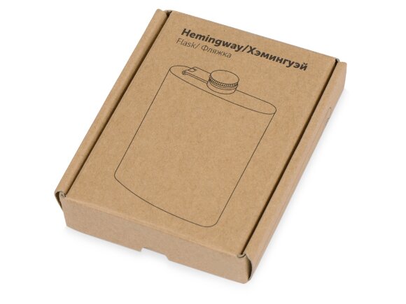 Фляжка 198 мл Hemingway, серебристый Фляжка 198 мл Hemingway, серебристый