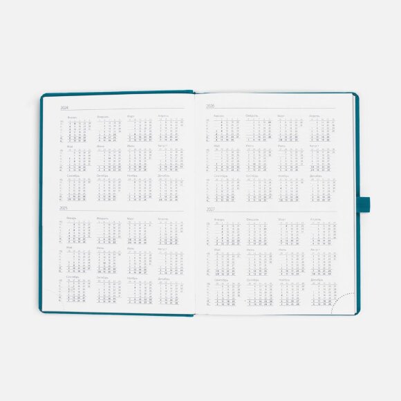 Ежедневник Favor, недатированный, бирюзовый