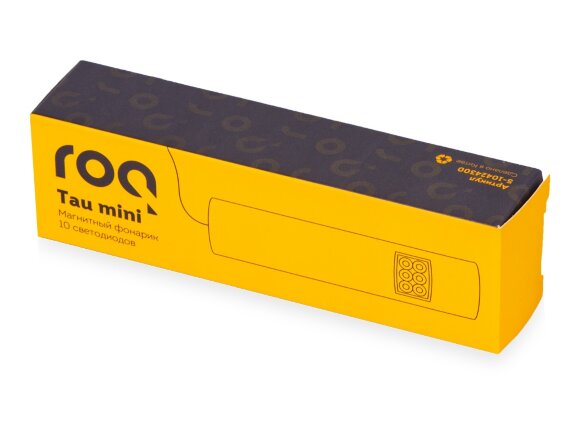 Магнитный фонарик Tau mini, 10 диодов, черный Магнитный фонарик Tau mini, 10 диодов, черный