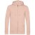 Толстовка на молнии с капюшоном унисекс BNC Inspire (Organic), розовая