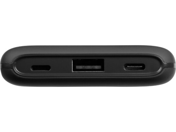 Внешний беспроводной аккумулятор с подсветкой лого Reserve X v.2, 8000 mAh, ярко-черный