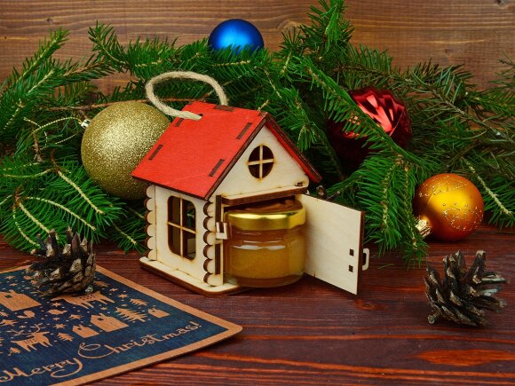 Игрушка Домик упаковка, красный Игрушка Домик упаковка, красный