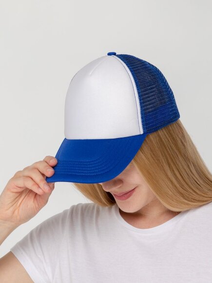 Бейсболка Sunbreaker, ярко-синяя с белым Бейсболка Sunbreaker, ярко-синяя с белым