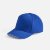 Бейсболка Long Beach, ярко-синяя с белым
