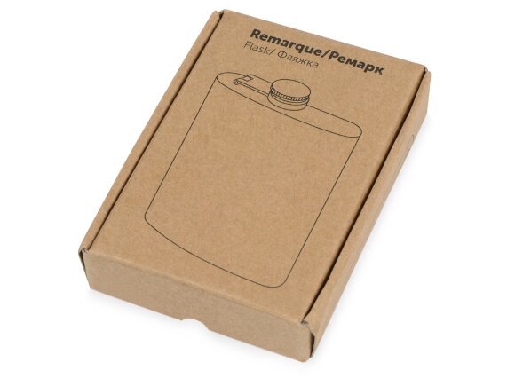 Фляжка 240 мл Remarque soft touch, 201 сталь, черный Фляжка 240 мл Remarque soft touch, 201 сталь, черный