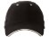 Бейсболка New Castle 6-ти панельная, черный/натуральный