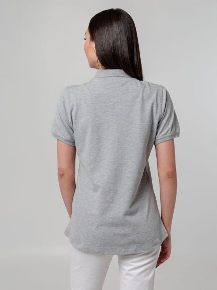 Рубашка поло женская Virma Stretch Lady, серый меланж Рубашка поло женская Virma Stretch Lady, серый меланж